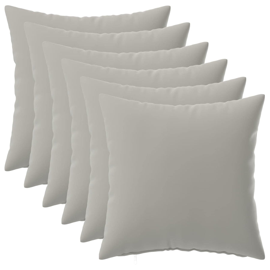 Kussensloop 6 pcs HEERLEN Grijs 30 x 30 cm Polyester
