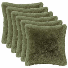 Kussensloop 6 pcs HEERLEN Groen 30 x 30 cm PV Fleece