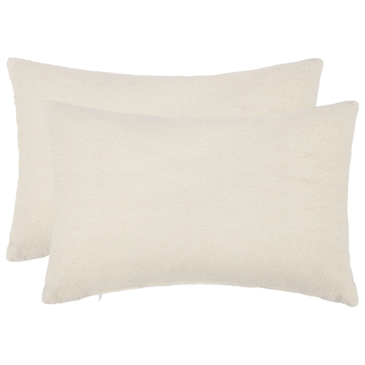 Kussensloop 2 pcs HEERLEN Crèmekleurig 30 x 50 cm Bouclé