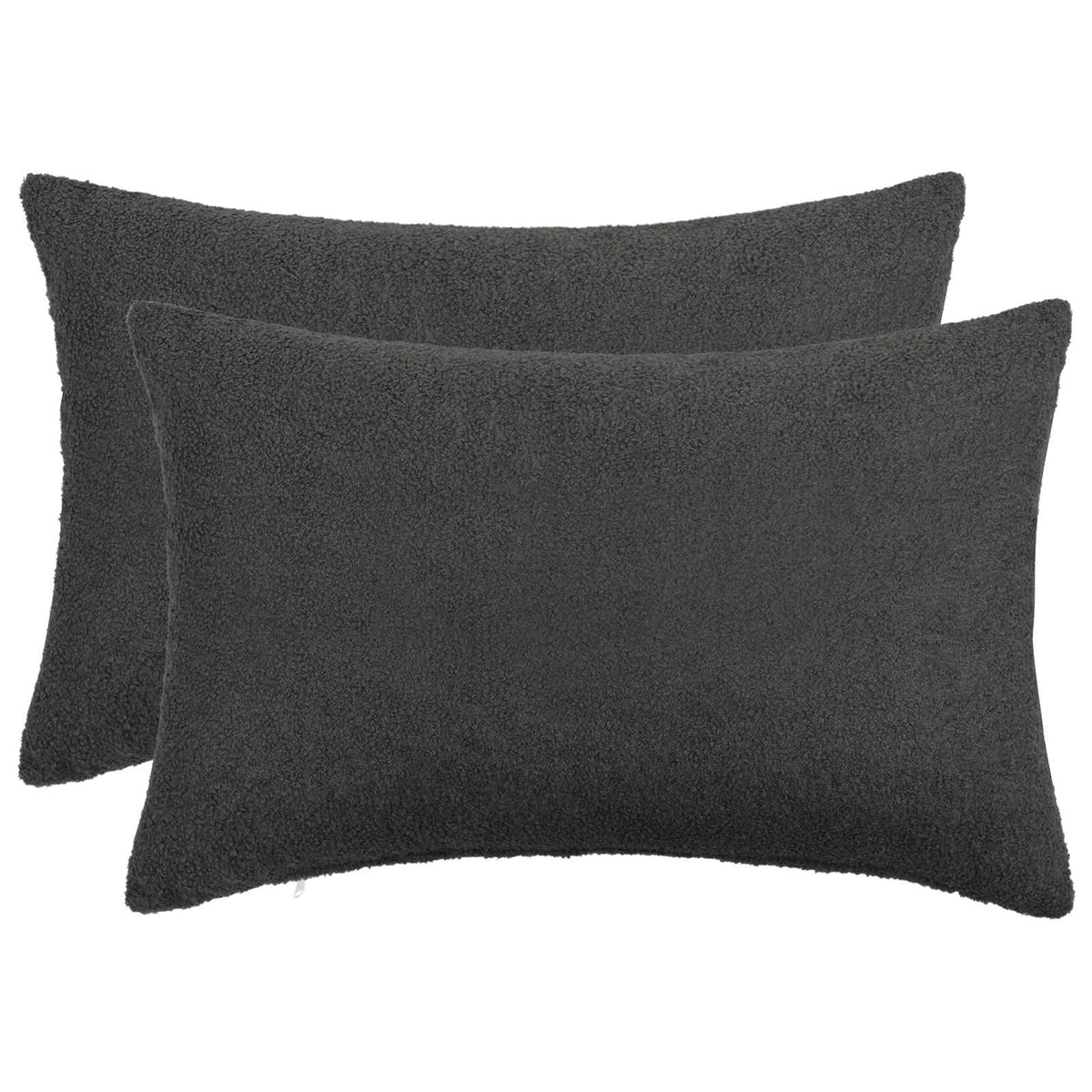 Kussensloop 2 pcs HEERLEN Donkergrijs 30 x 50 cm Bouclé