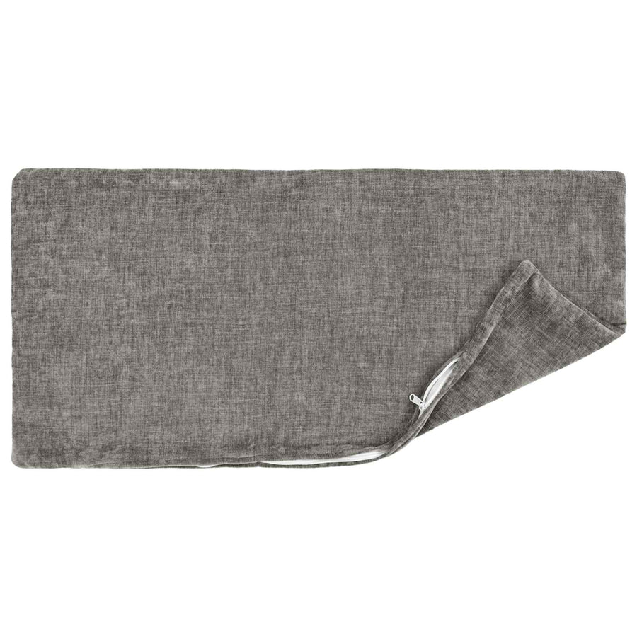 Kussensloop 6 st HEERLEN Donkergrijs 30 x 50 cm Chenille Stof