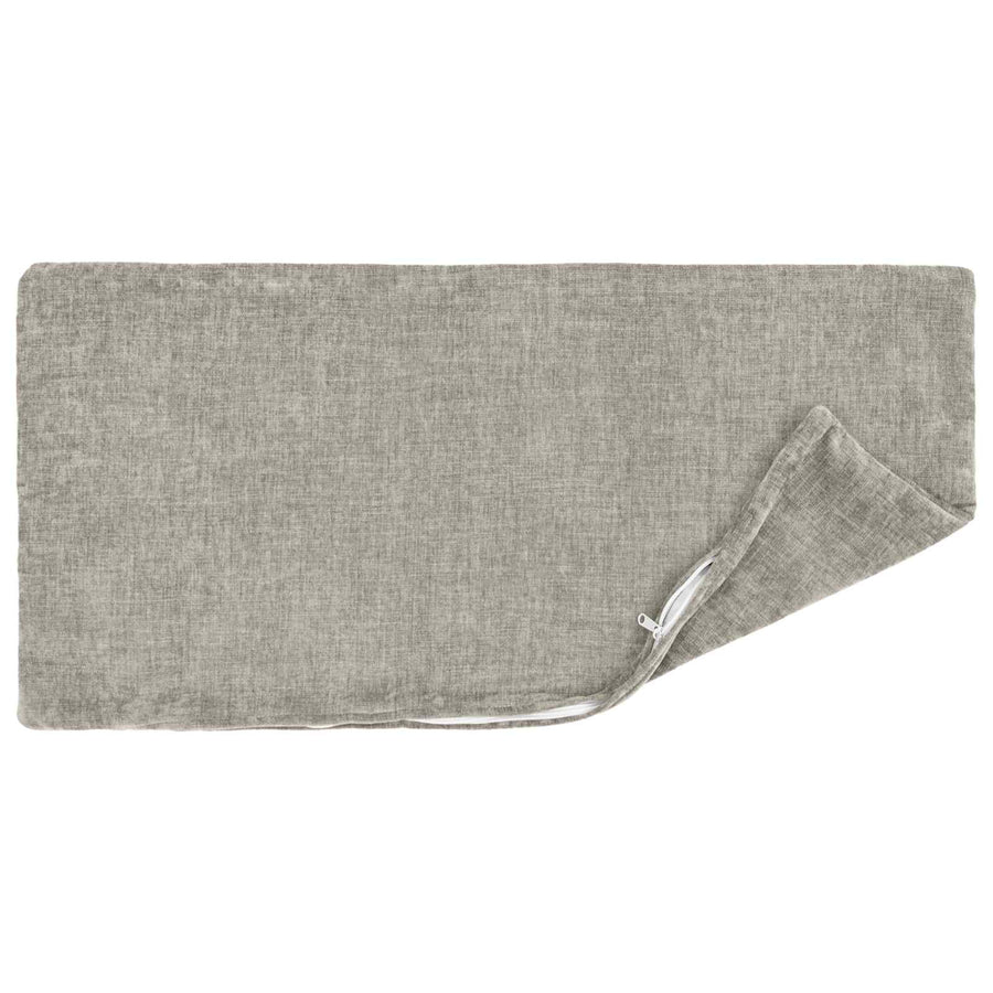 Kussensloop 6 st HEERLEN Lichtgrijs 30 x 50 cm Chenille Stof