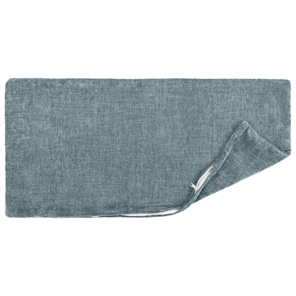 Kussensloop 6 st HEERLEN Lichtblauw 30 x 50 cm Chenille Stof