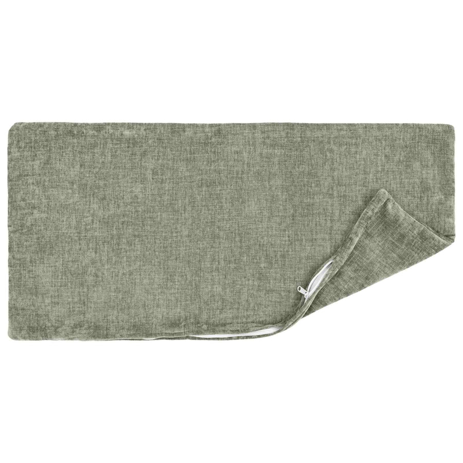 Kussensloop 6 st HEERLEN Groen 30 x 50 cm Chenille Stof