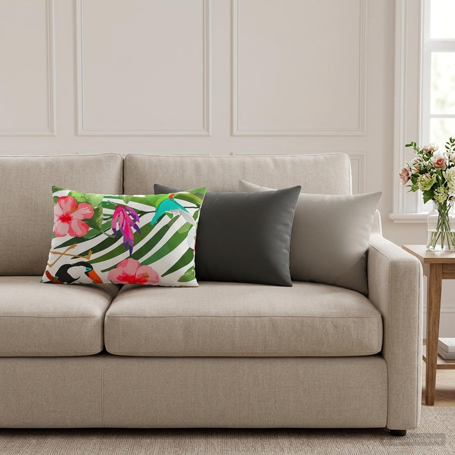Kussensloop 2 pcs HEERLEN Zwart 40 x 60 cm Polyester