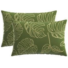 Kussensloop 2 pcs HEERLEN Bladontwerp 30 x 50 cm Polyester