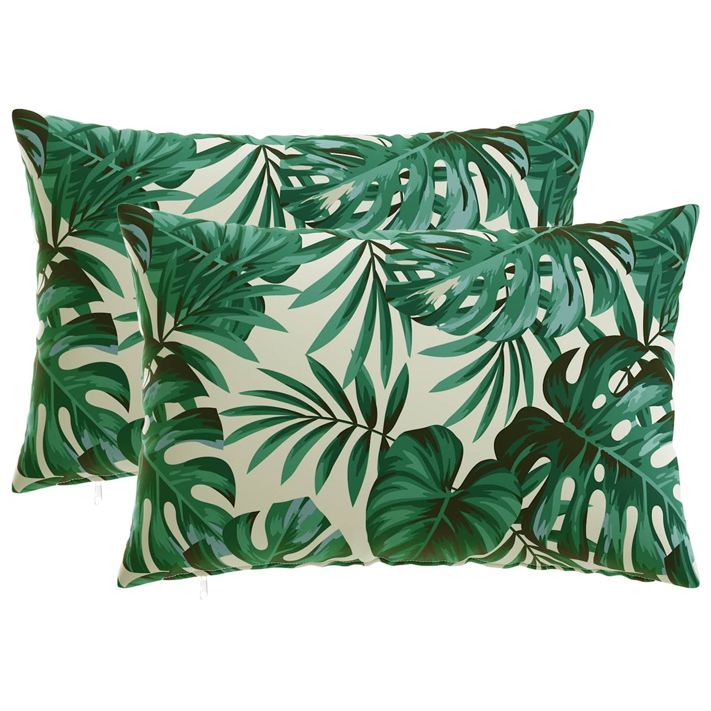 Kussensloop 2 pcs HEERLEN Bladpatroon 30 x 50 cm Polyester