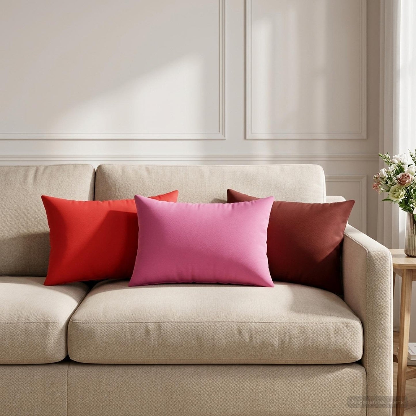 Kussensloop 2 pcs HEERLEN Roze 40 x 60 cm Polyester