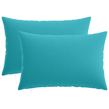 Kussensloop 2 pcs HEERLEN Turquoise 30 x 50 cm Polyester