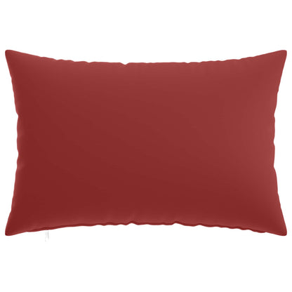 Kussensloop 6 pcs HEERLEN Wijnrood 30 x 50 cm Polyester
