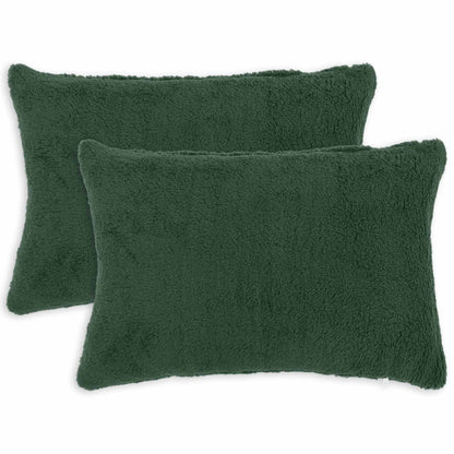 Kussensloop 2 pcs HEERLEN Donkergroen 30 x 50 cm Bouclé