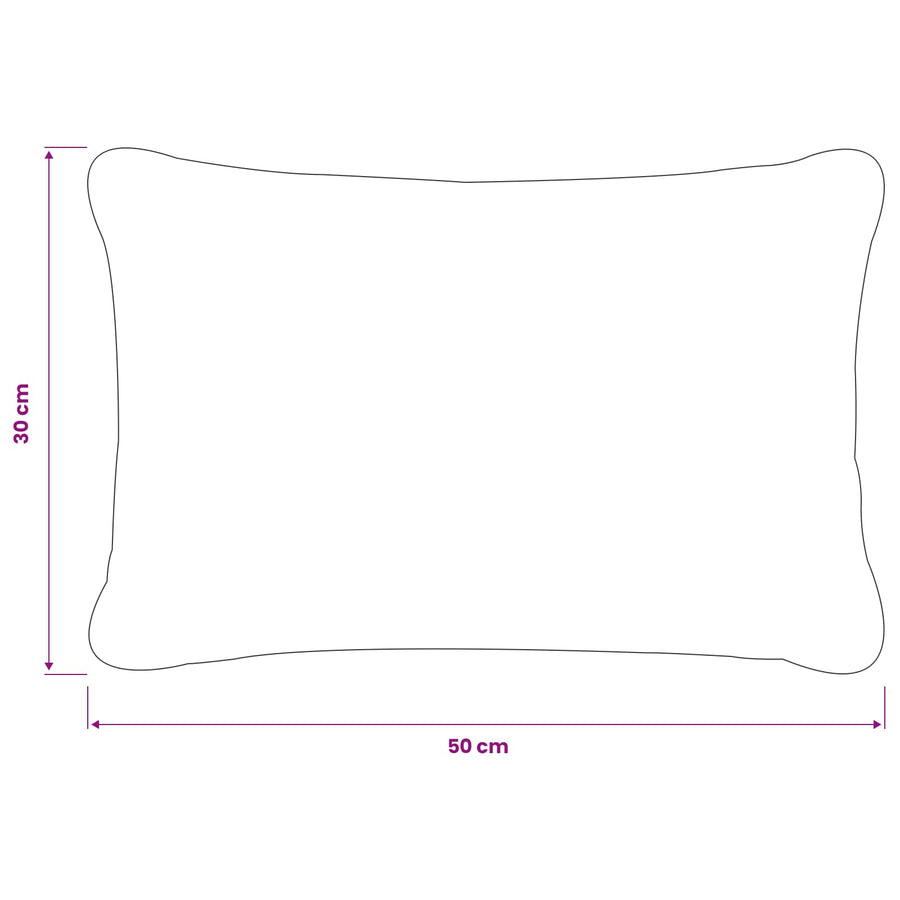 Kussensloop 2 pcs HEERLEN Donkergroen 30 x 50 cm Bouclé