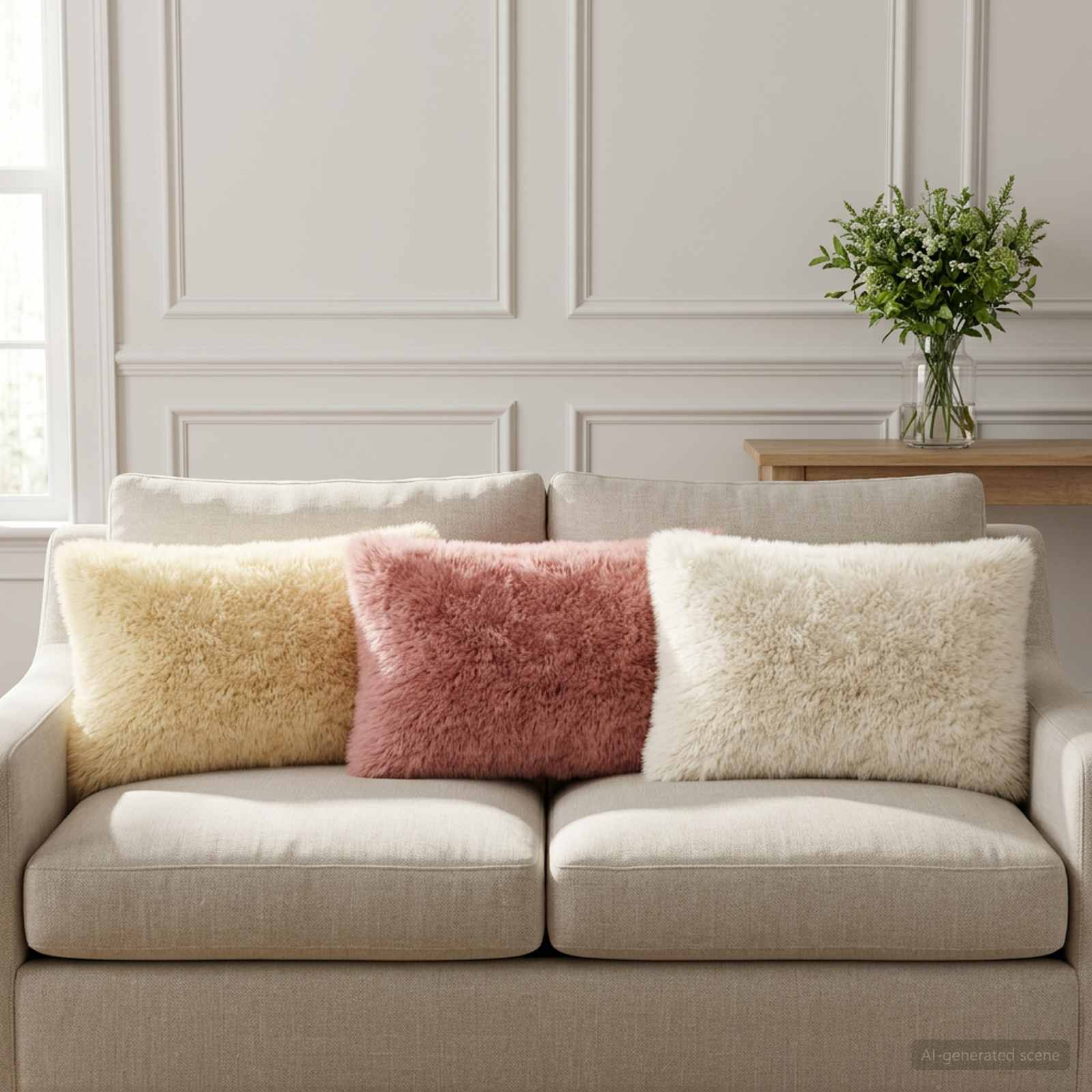 Kussensloop 2 pcs HEERLEN Wit 40 x 60 cm PV Fleece