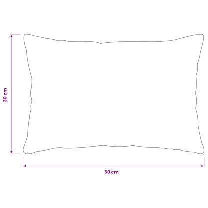 Kussensloop 2 pcs HEERLEN Zwart 30 x 50 cm Flanel