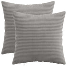 Kussensloop 2 pcs HEERLEN Lichtgrijs 35 x 35 cm corduroy