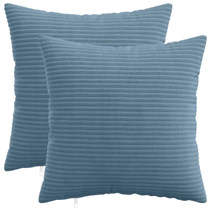 Kussensloop 2 pcs HEERLEN Blauw 35 x 35 cm corduroy