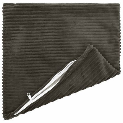 Kussensloop 2 pcs HEERLEN Antracietkleurig 35 x 35 cm corduroy