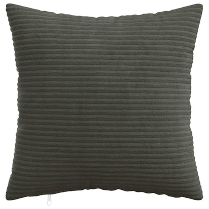 Kussensloop 2 pcs HEERLEN Antracietkleurig 35 x 35 cm corduroy