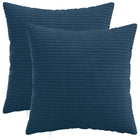 Kussensloop 35x35 cm marineblauw corduroy