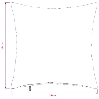 Kussensloop 6 pcs HEERLEN Roze 35 x 35 cm Bouclé