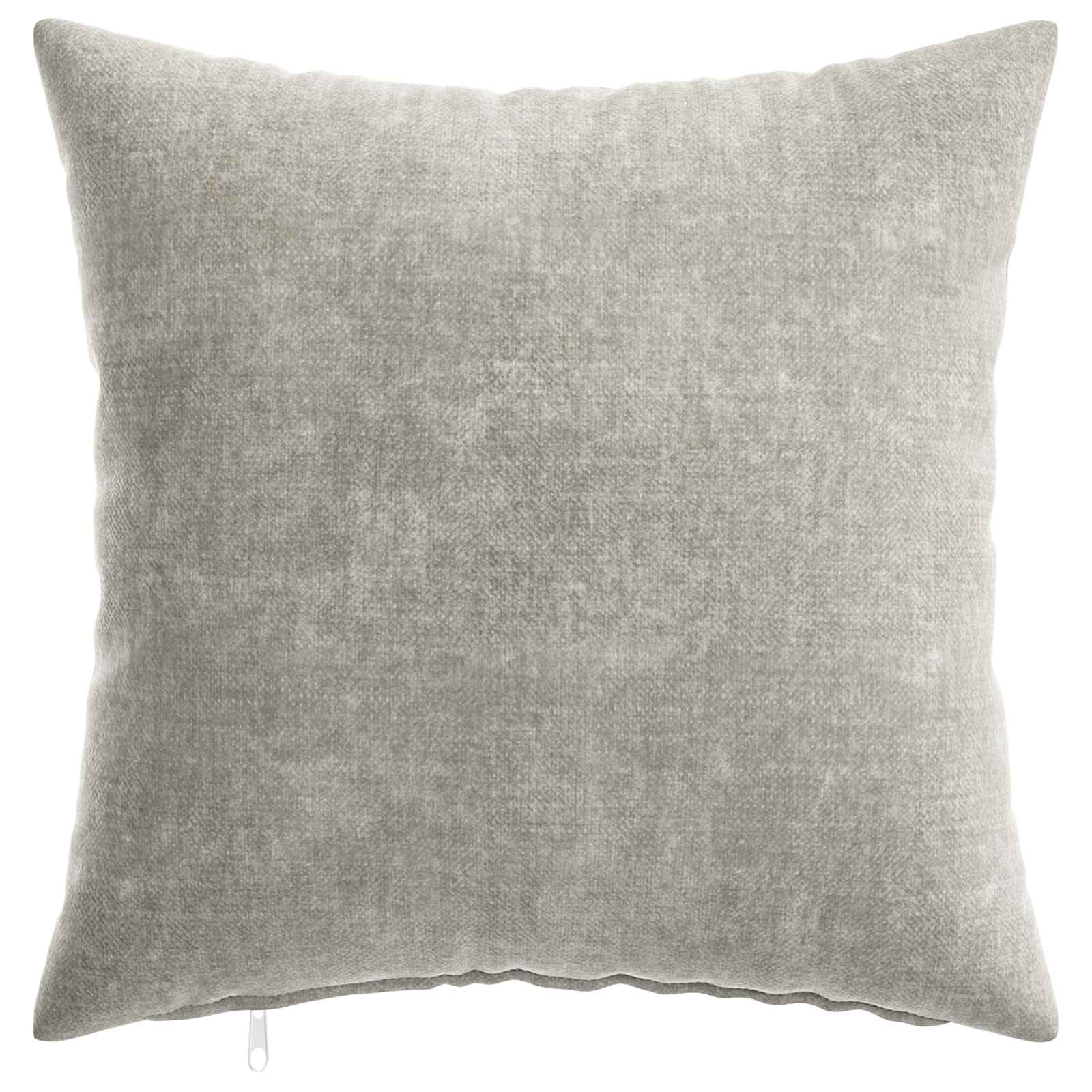 Kussensloop 2 st HEERLEN Lichtgrijs 35 x 35 cm Chenille Stof