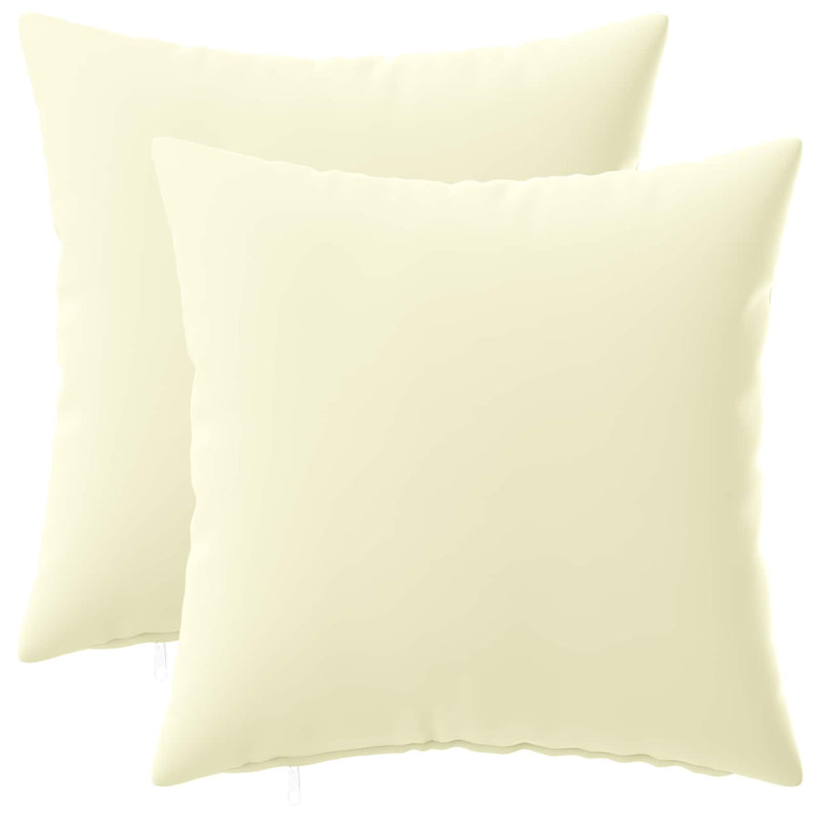 Kussensloop 2 pcs HEERLEN Crèmekleurig 35 x 35 cm Polyester
