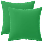 Kussensloop 35x35 cm groen polyester (2 stuks)