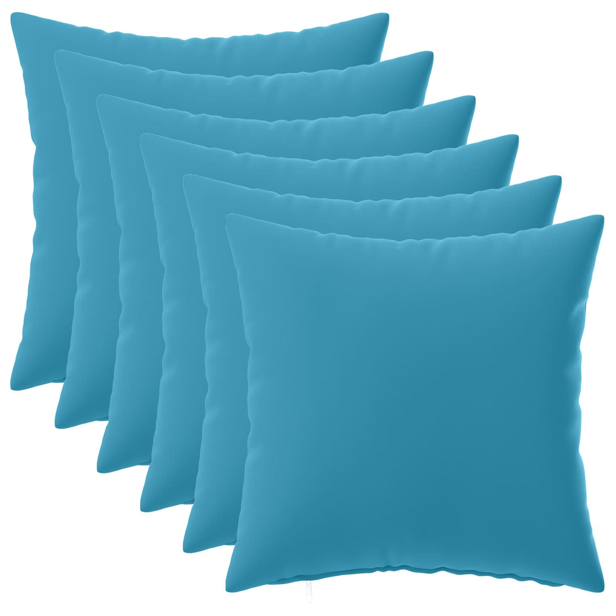 Kussensloop 6 pcs HEERLEN Lichtblauw 35 x 35 cm Polyester