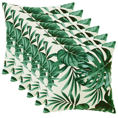 Kussensloop 6 pcs HEERLEN Bladpatroon 35 x 35 cm Polyester