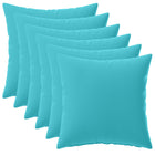 Kussensloop 6 pcs HEERLEN Turquoise 35 x 35 cm Polyester