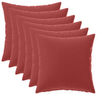 Kussensloop 6 pcs HEERLEN Wijnrood 35 x 35 cm Polyester