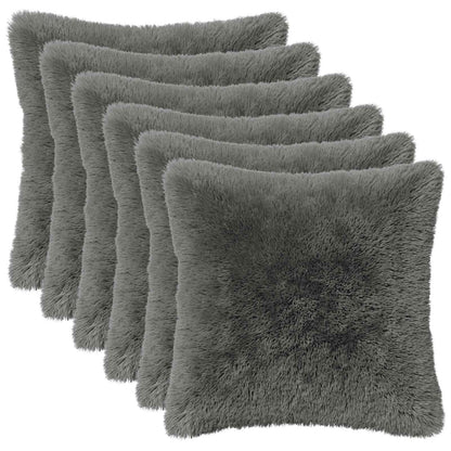 Kussensloop 6 pcs HEERLEN Lichtgrijs 35 x 35 cm PV Fleece