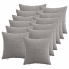 Kussensloop 12 pcs HEERLEN Lichtgrijs 40 x 40 cm corduroy