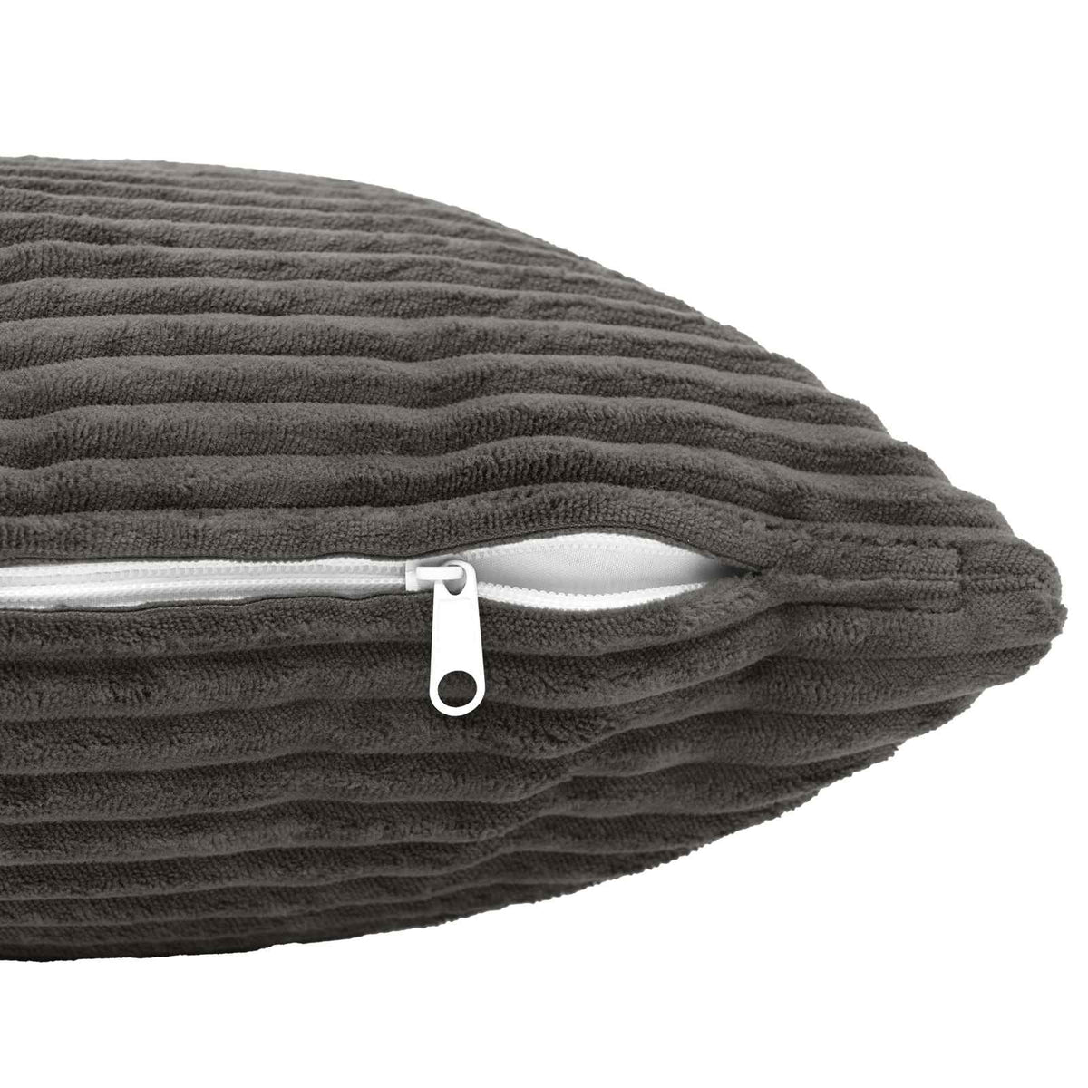 Kussensloop 6 pcs HEERLEN Donkergrijs 40 x 40 cm corduroy