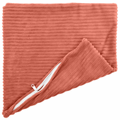 Kussensloop 2 pcs HEERLEN Rood-oranje 40 x 40 cm corduroy
