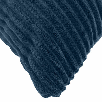 Kussensloop 2 st HEERLEN Marineblauw 40 x 40 cm corduroy