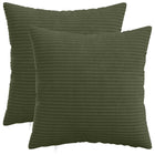 Kussensloop 2 pcs HEERLEN Groen 40 x 40 cm corduroy