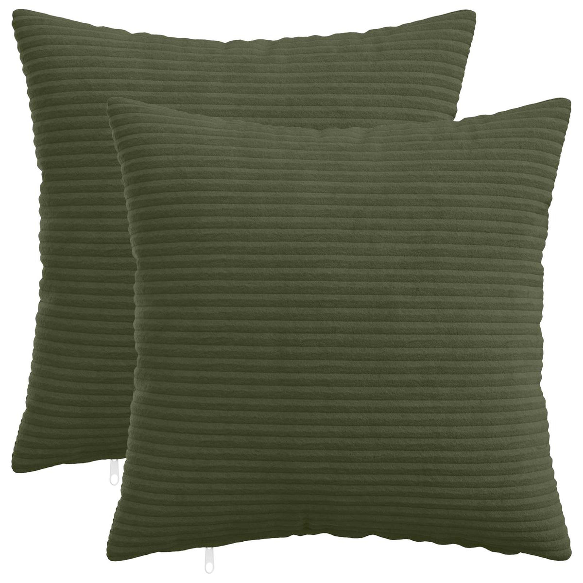 Kussensloop 2 pcs HEERLEN Groen 40 x 40 cm corduroy