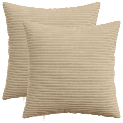 Kussensloop 2 pcs HEERLEN Taupe 40 x 40 cm corduroy