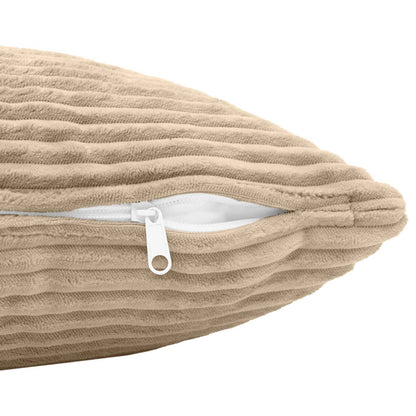 Kussensloop 6 pcs HEERLEN Taupe 40 x 40 cm corduroy