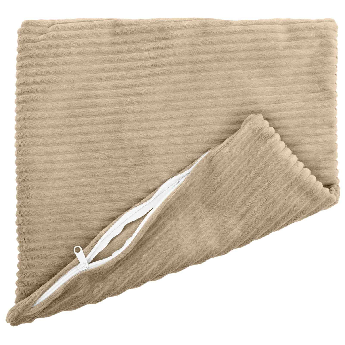 Kussensloop 6 pcs HEERLEN Taupe 40 x 40 cm corduroy