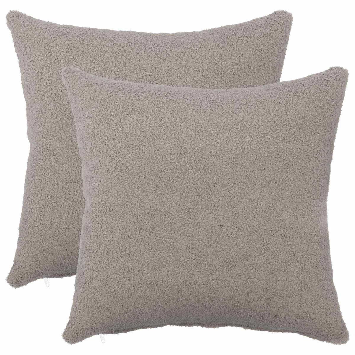 Kussensloop 2 pcs HEERLEN Lichtgrijs 40 x 40 cm Bouclé
