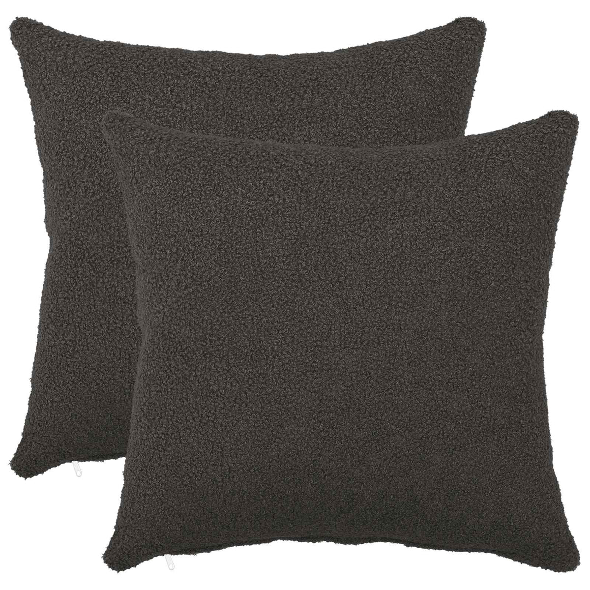 Kussensloop 2 pcs HEERLEN Donkergrijs 40 x 40 cm Bouclé