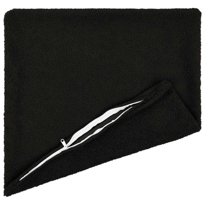 Kussensloop 12 pcs HEERLEN Zwart 40 x 40 cm Bouclé
