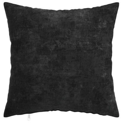 Kussensloop 6 st HEERLEN Antraciet 40 x 40 cm Chenille Stof