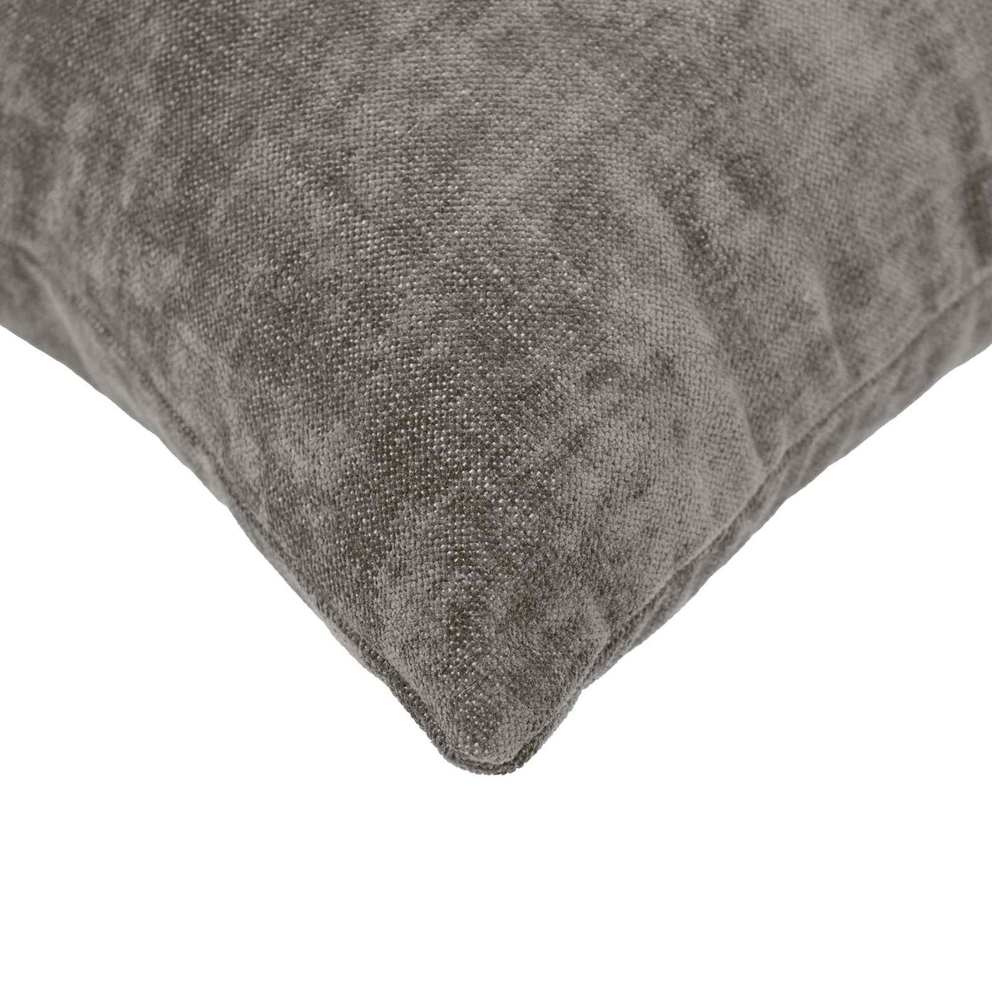Kussensloop 12 st HEERLEN Donkergrijs 40 x 40 cm Chenille Stof
