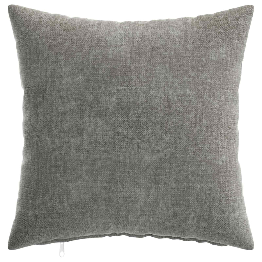 Kussensloop 12 st HEERLEN Donkergrijs 40 x 40 cm Chenille Stof
