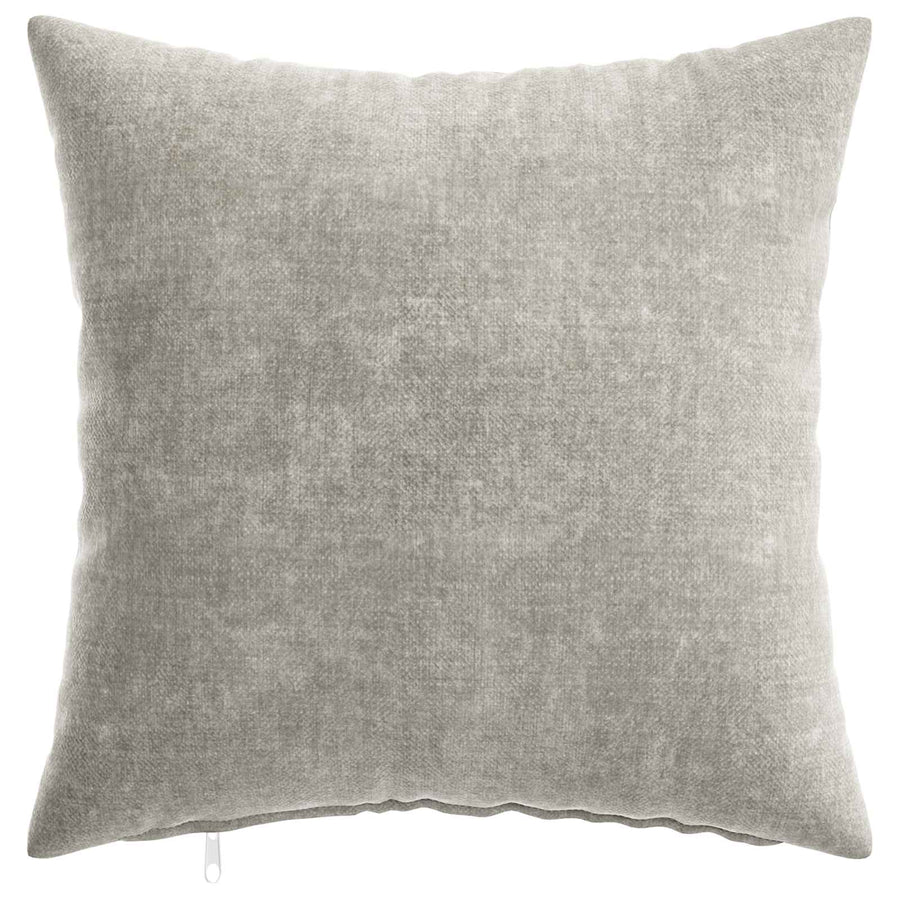 Kussensloop 12 st HEERLEN Lichtgrijs 40 x 40 cm Chenille Stof