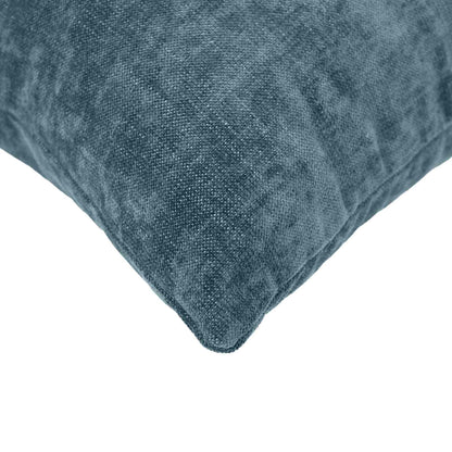 Kussensloop 12 st HEERLEN Blauw 40 x 40 cm Chenille Stof