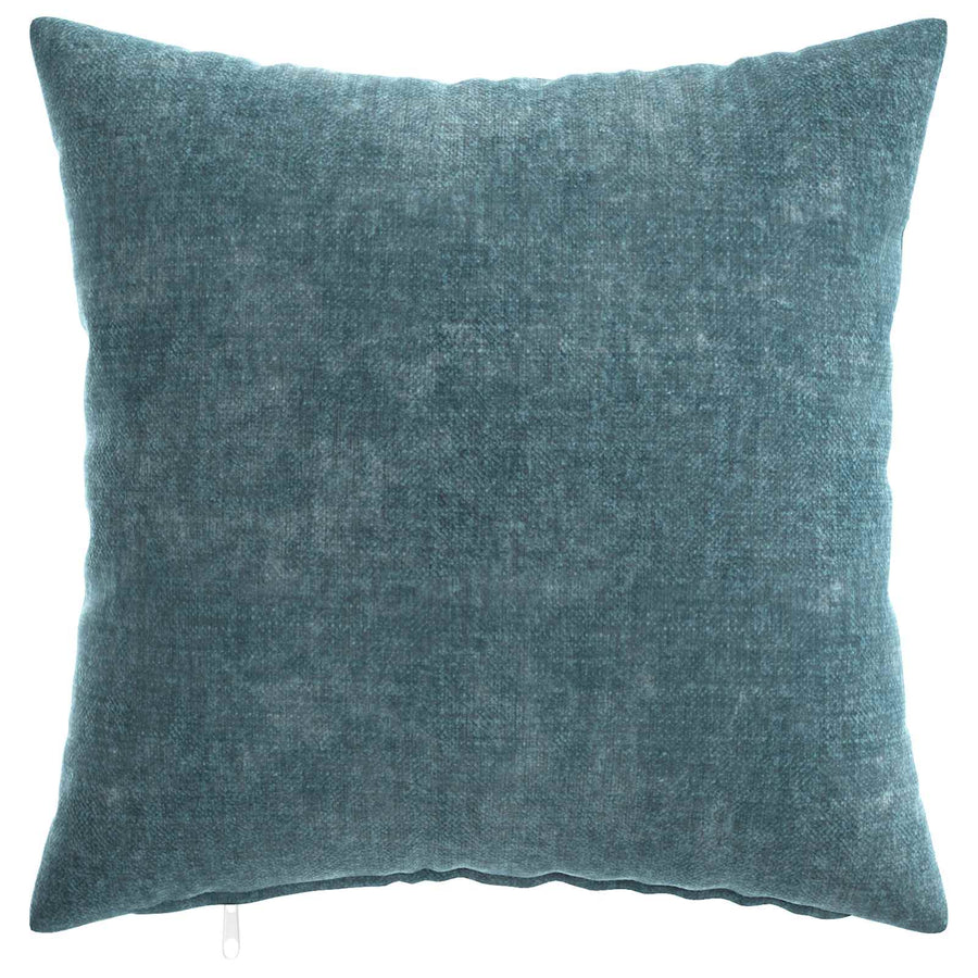 Kussensloop 12 st HEERLEN Blauw 40 x 40 cm Chenille Stof